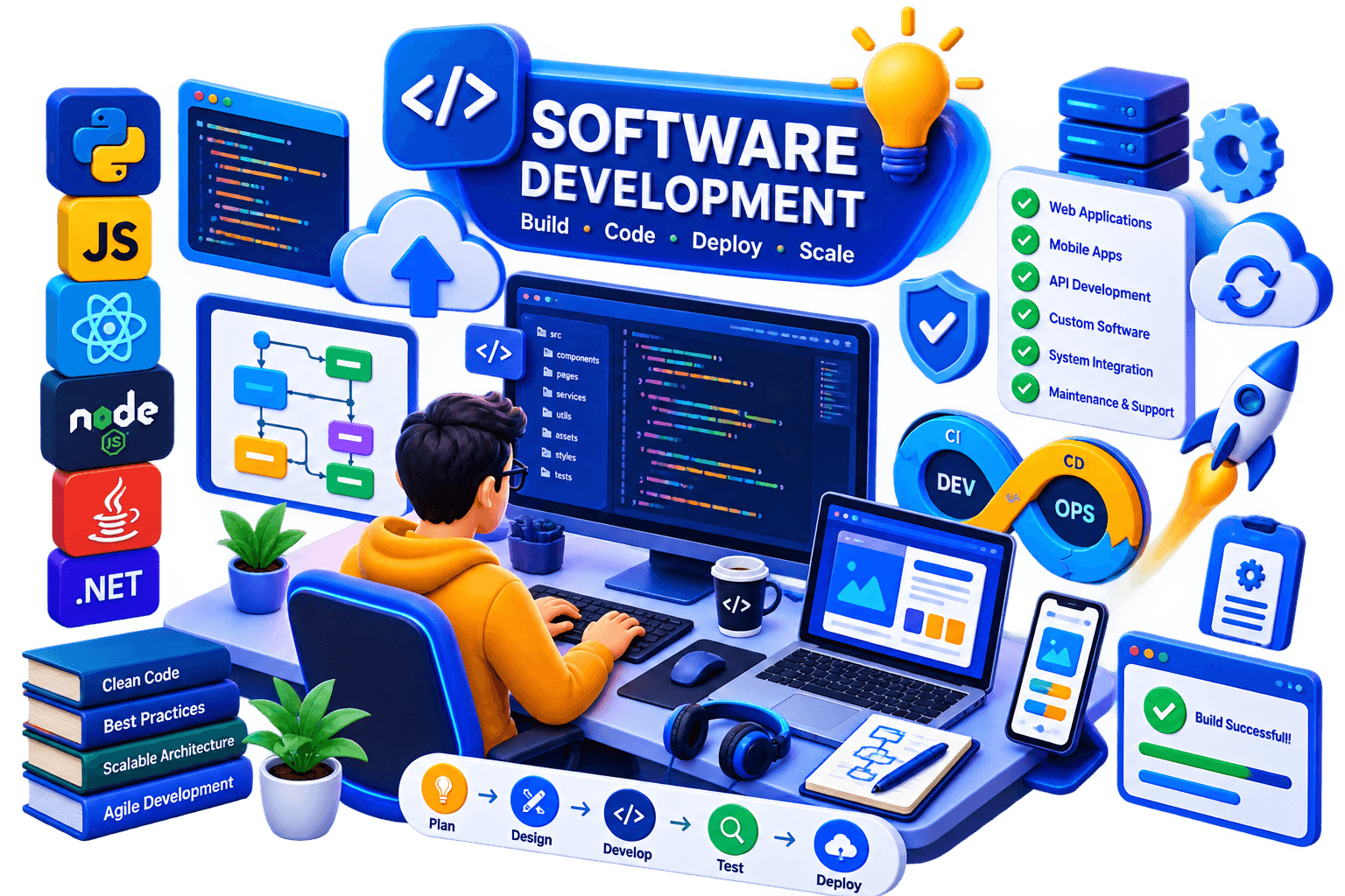 Custom software development showcase