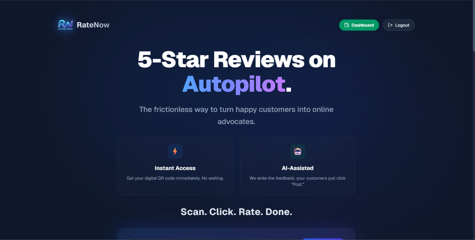 RateNow Review Automation